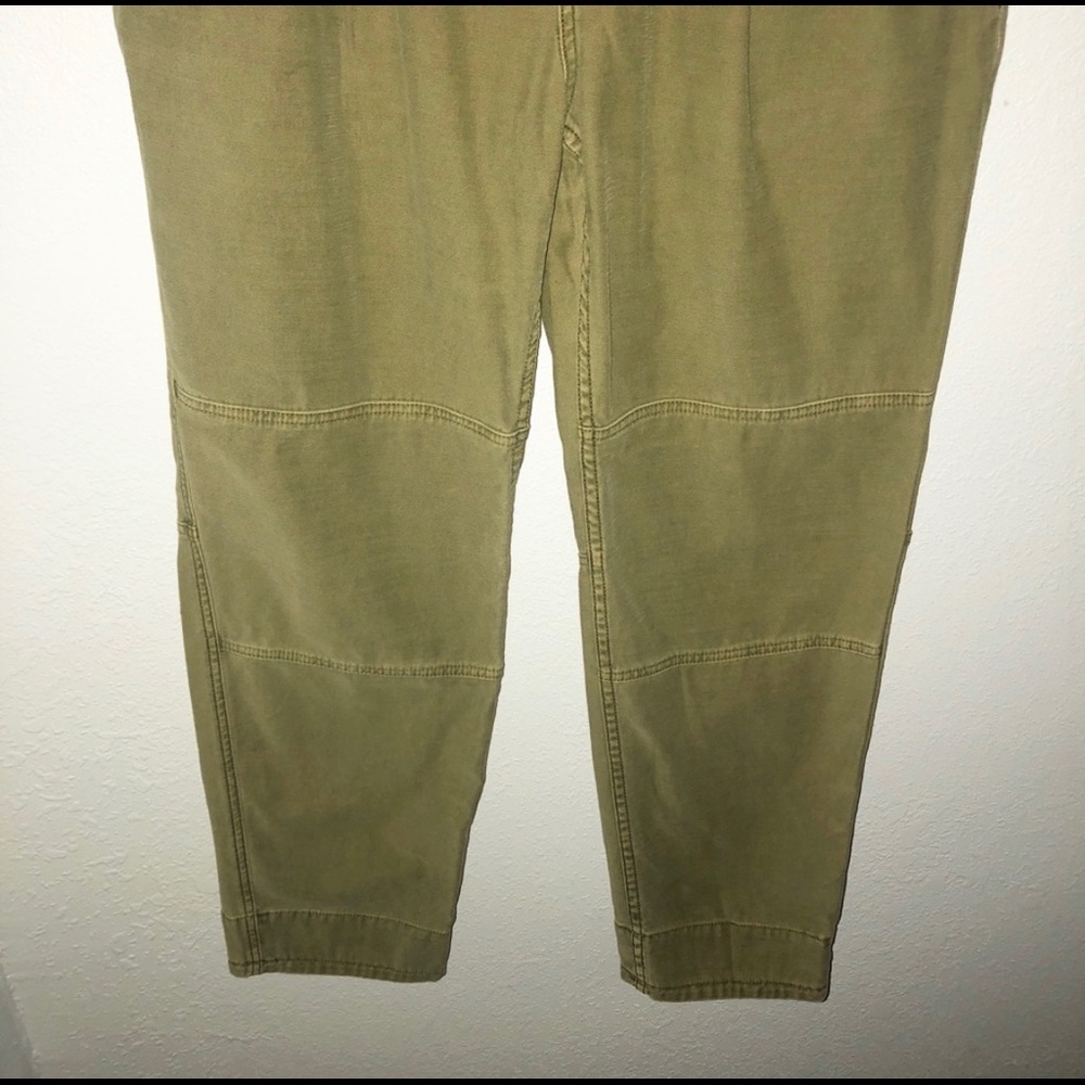 FREE PEOPLE Olive Green Utility Boyfriend Pants 29 - Picture 5 of 8